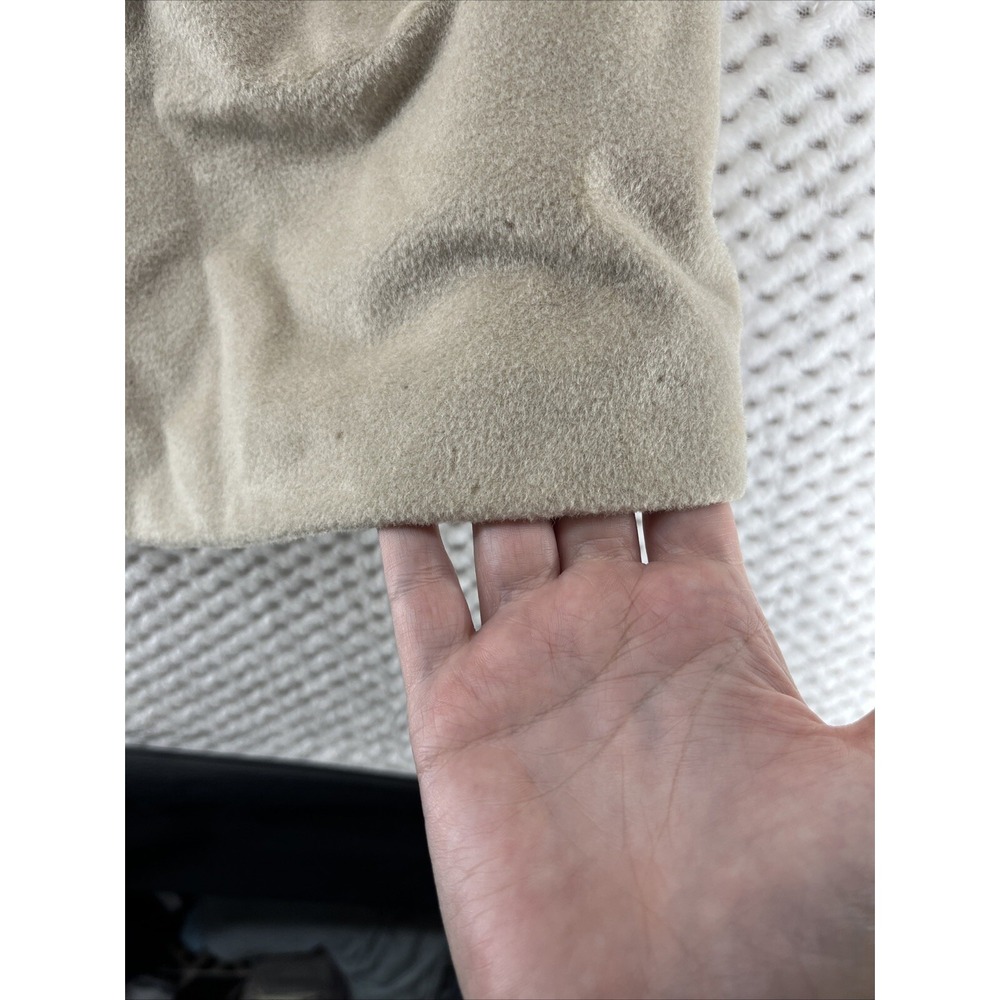 Vintage Kashmiraj Luxurious Man Made Cashmere Beige Trench Coat Elegant Fashions - Picture 8 of 15